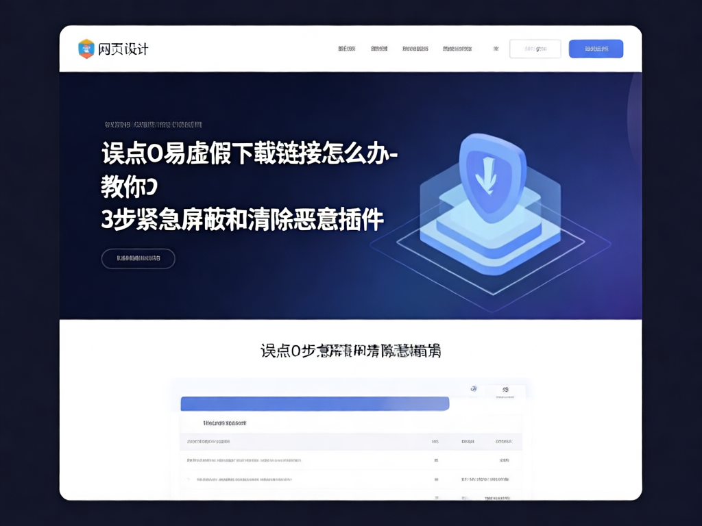 O易虚假下载链接防护示意图